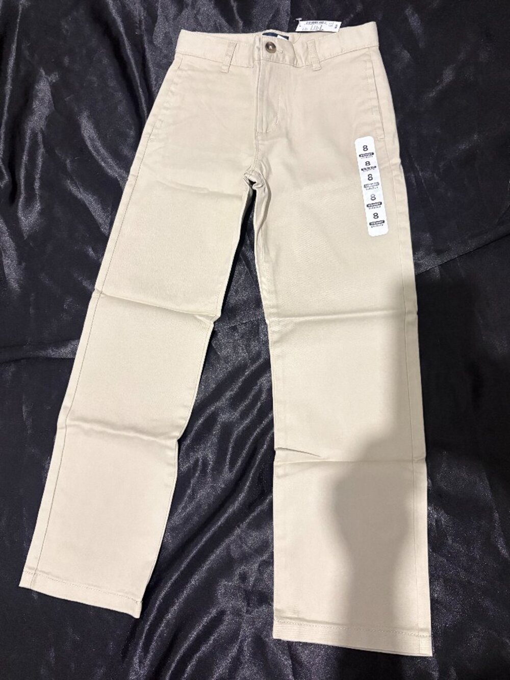 Children's Place Boys Khaki Pants Size 8 brand new